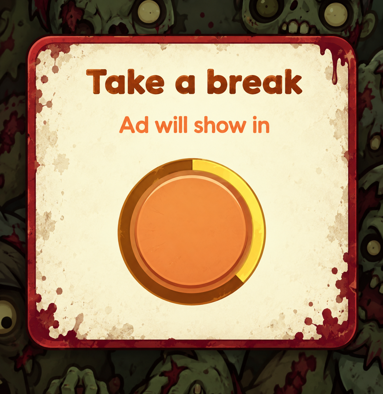 Take a break — Ad will show in